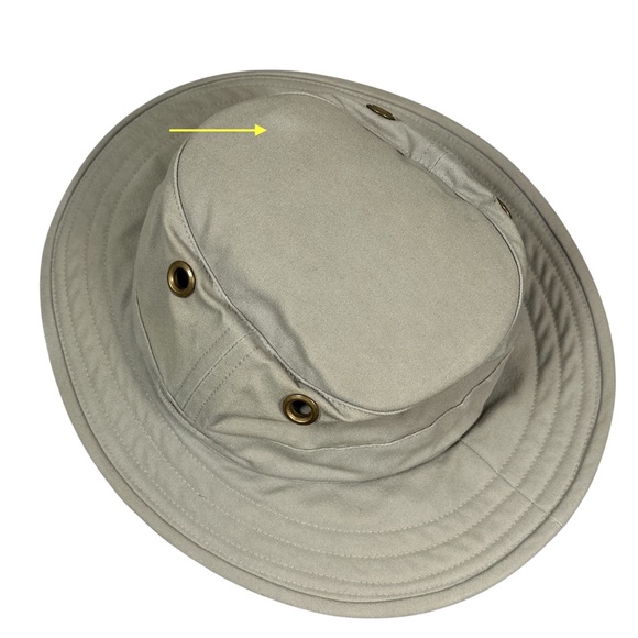 Tilley T5 Cotton Canvas Made in Canada Hiking Trek Brim Sun Hat Unisex 7 5/8 - Picture 4 of 13
